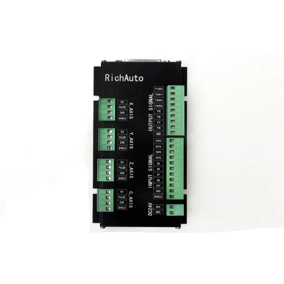 Richauto A11 Dsp Controller 3 Axis - ホットセール中のRichauto DSP 3軸彫刻機A11Eコントローラー、最大パルス周波数1M/S、ステッパー/サーボドライバー、24V DC、USB搭載