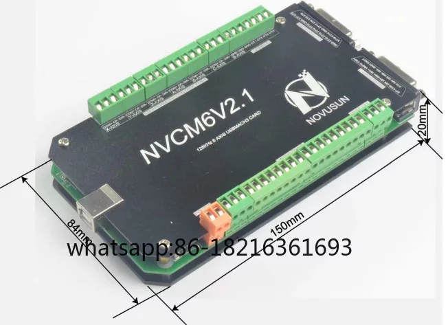 5 Axis Cnc Breakout Board Interface Mach3 - V2.1 3/4/5/6軸CNCコントローラーMACH3-Breakout USBインターフェースボードモーションコントロールカード（ステッピングモーターCNC彫刻用）