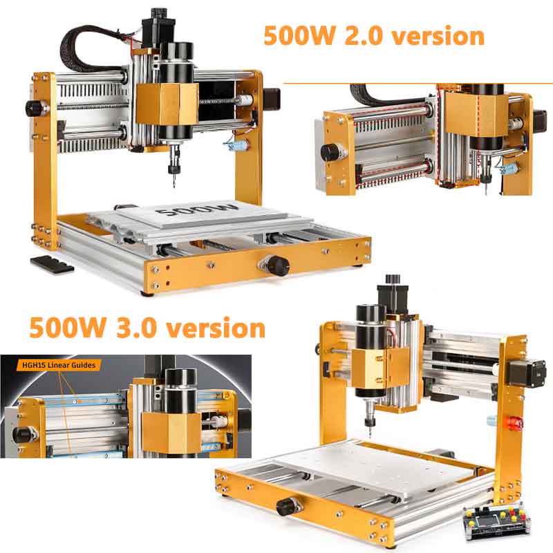 3018 PRO MAX CNC 3軸木材彫刻機。500Wの - Cnc 3018 Pro Max Metal のレビューと価格