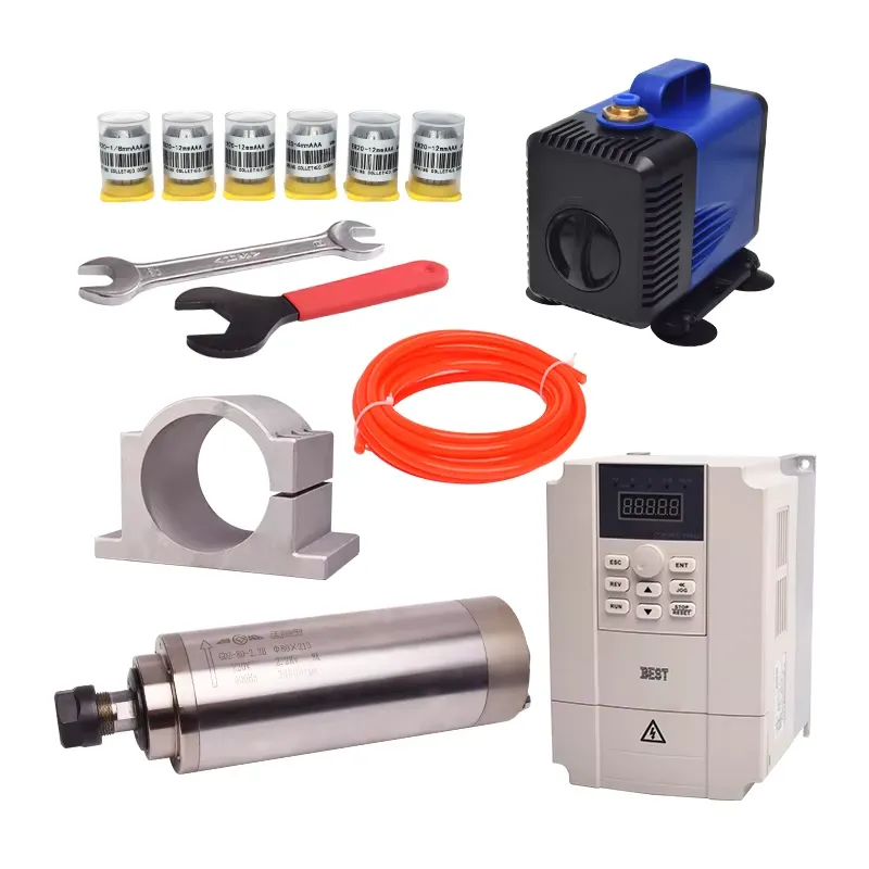 Gdz80 2.2kw 水冷スピンドルセット 2.2kw V - 2.2Kw Water Cooled Spindle Kit Vfd のレビューと価格