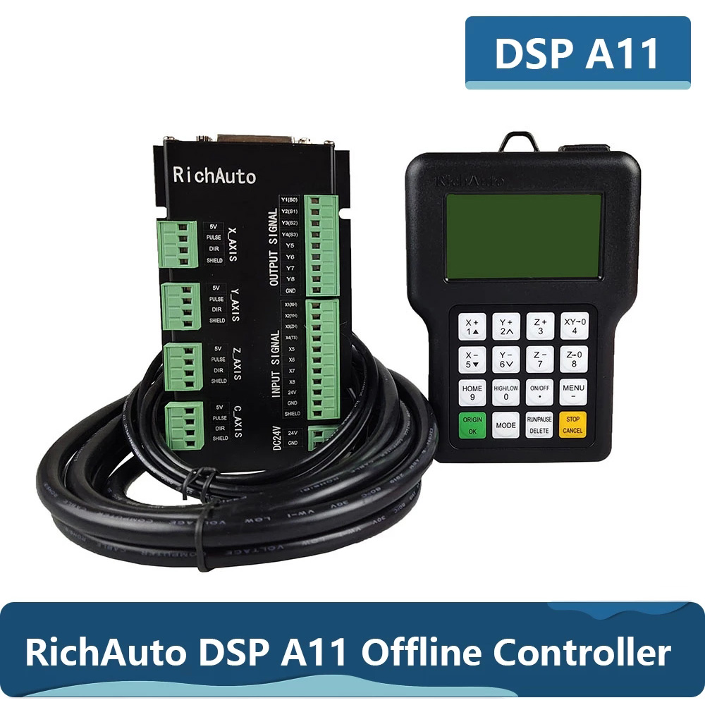 DIhauto-CNC彫刻切断コントローラー,11s a11 - Richauto A11 Dsp Controller 3 Axis のレビューと価格
