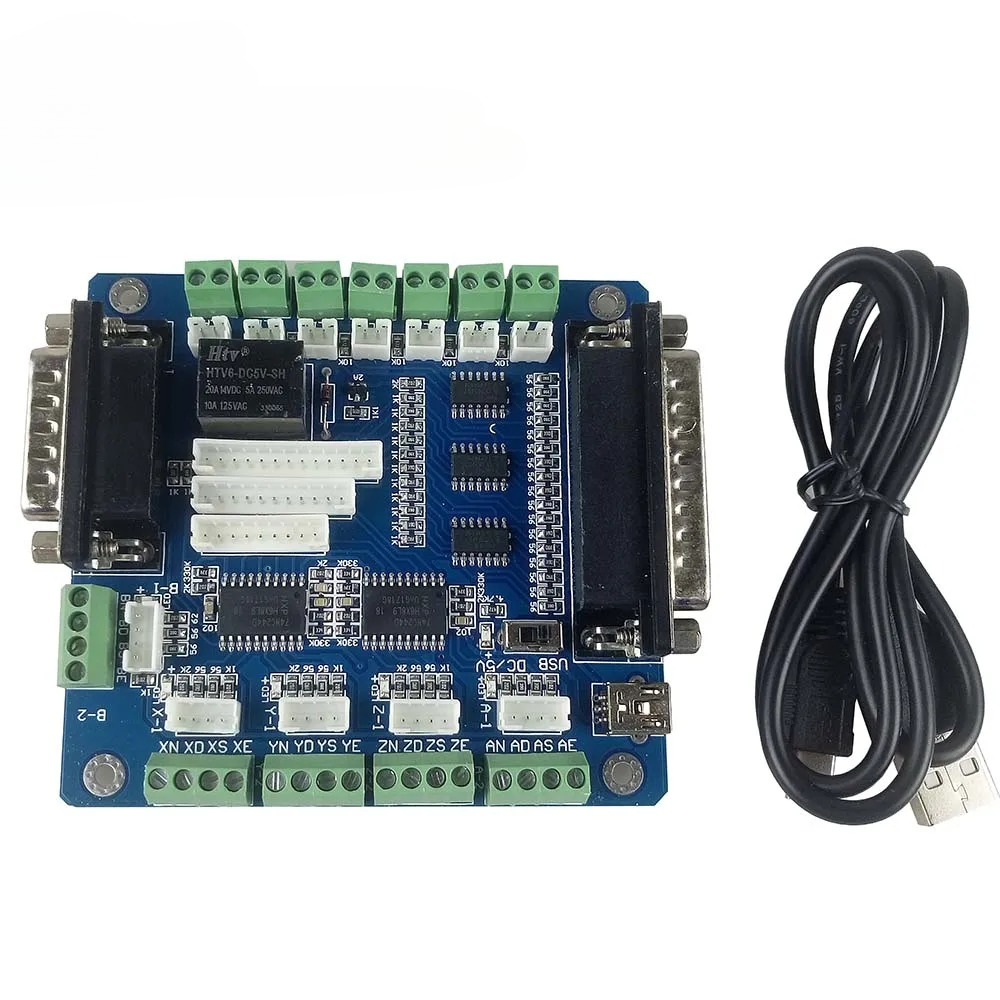 Mach3 5軸CNCブレークアウトコントローラーボード、彫 - 5 Axis Cnc Breakout Board Interface Mach3 のレビューと価格