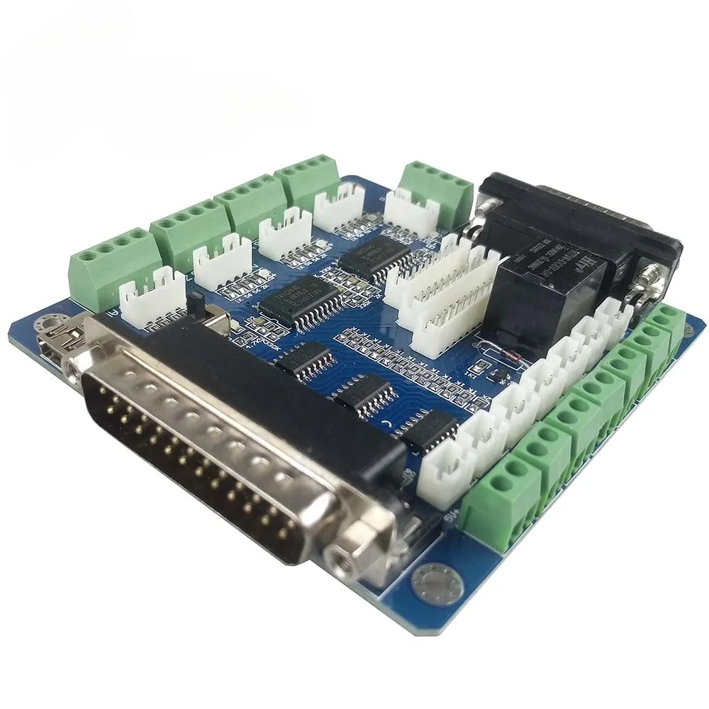 Mach3 5軸CNCブレークアウトコントローラーボード、彫 - 5 Axis Cnc Breakout Board Interface Mach3 のレビューと価格